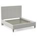 Braxton Culler Emory Upholstered Bed Upholstered in White | 65 H x 82 W x 88 D in | Wayfair 808-026/0851-93/GREYSTONE