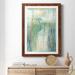 Highland Dunes Morning Egret I - Picture Frame Painting Paper, Solid Wood in Black/Blue/Gray | 37.5 H x 27.5 W x 1.5 D in | Wayfair