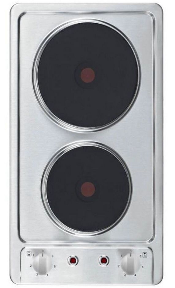 PKM Doppelkochfeld KF-GE-2F - autark, Doppelkochplatte, Edelstahl, 2 Kochfelder Image