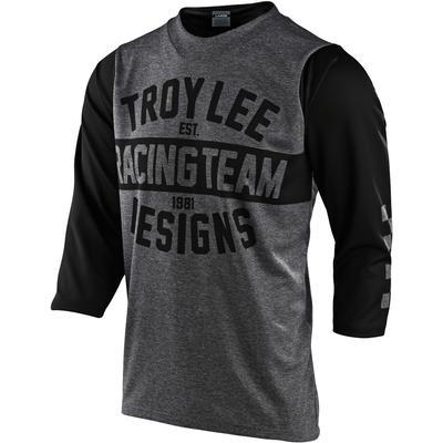 Troy Lee Designs Ruckus Team 81 Jersey de bicyclette, noir-gris, taille XL