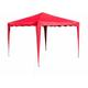 Dema - Pavillon Gartenpavillon Faltpavillon Alu/Metall 3x3m rot Gartenzelt Partyzelt