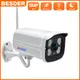 BESDER-Caméra IP audio sans fil détection de mouvement WiFi vidéosurveillance en métal caméra de
