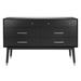 SAFAVIEH Couture Madden Retro Dresser - Black / Brass