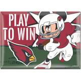 WinCraft Arizona Cardinals 2.5'' x 3.5'' Disney Fridge Magnet