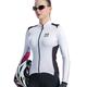 Santic Cycling Jerseys for Women Long Sleeves Womens Cycling Shirt Bike Jersey MTB Jersey for Women White EU XXL