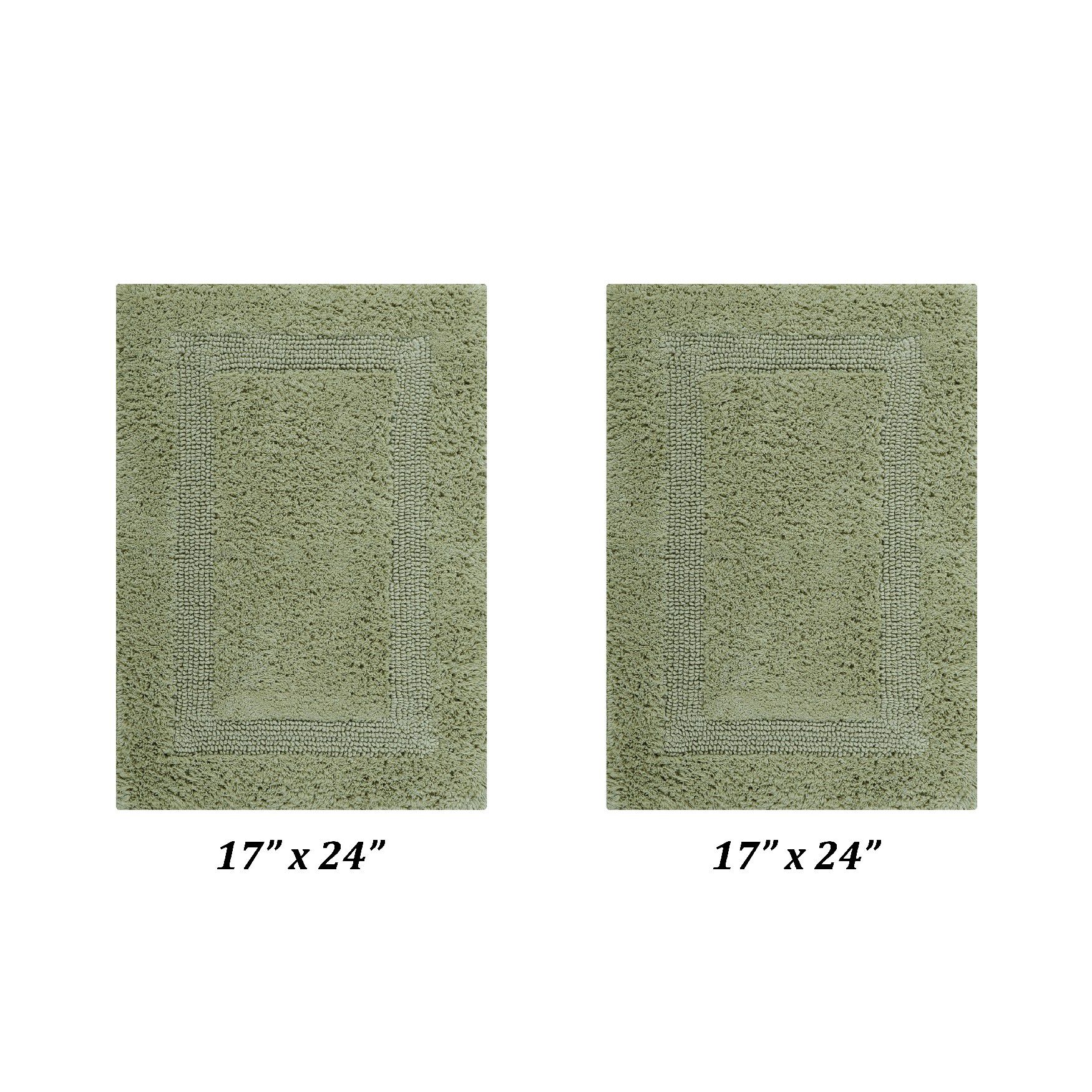 Lux Collections Rug 2 Piece Set (17" X 24" | 17" X 24") by Better Trends in Sage