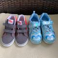 Vans Shoes | Frozen Ii & Vans Toddlers Sneakers Unisex | Color: Blue/Gray | Size: Frozen Ii Size 11, Vans Size 10 Toddlers
