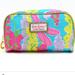 Lilly Pulitzer Bags | Lilly Pulitzer Estee Lauder Makeup Bag Pink Floral | Color: Blue/Pink | Size: Os