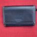 Coach Bags | Coach Black Leather Bifold Wallet | Color: Black | Size: Os