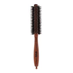 Evo spike nylon pin bristle radial brush 14mm I Stylingbürste mit Wildschweinborsten für schnelles und einfaches föhnen I Haarbürste Frauen, Damen und Herren I aus zertifiziertem Holz hergestellt