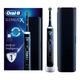 Oral-B Genius X Electric Toothbrush with Artificial Intelligence, App Connected Handle, 1 Toothbrush Head & Travel Case, 6 Mode Display with Teeth Whitening, 2 Pin UK Plug, Black