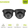 Caméra de sécurité 1080pcaméra dôme tvi vision nocture 20m weatherproof IP66 - 2 x caméra dôme