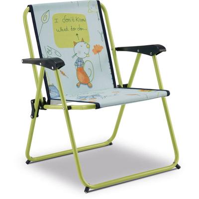 Kinderklappstuhl Solenny für Garten oder Strand Gepolstert 42x40x52 cm Lustiges Kinderdesign Image