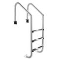 Costway 3-Step Stainless Steel Swimming Pool Ladder with Anti-Slip Step