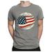 Mnycxen fathers day gifts Men's Summer 3D Digital Printing Independence Day T-shirt Short Sleeve Blouse