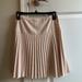 J. Crew Skirts | Jcrew Blush Cutout Pleated Mini | Color: Cream/Pink | Size: 00