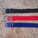 Adidas Accessories | Adidas Adjustable Elastic Belts Up To 46” Waist | Color: Black/Blue/Red | Size: 46”