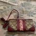 Coach Bags | Coach Wristlet Classic Cc Pattern | Color: Red | Size: 4 Inches High 7.5 Inches Long