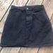 Brandy Melville Skirts | J Galt Brandy Melville Black Denim Mini Skirt, S | Color: Black | Size: S