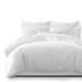 The Tailor's Bed Waffle Standard Cotton 3 Piece Comforter Set Polyester/Polyfill/Cotton in White | Twin Comforter + 1 Standard Sham | Wayfair