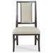 Fairfield Chair Walsh Upholstered Side Chair Upholstered in Green/Brown | 40 H x 22.75 W x 24 D in | Wayfair 8810-05_8789 30_Walnut