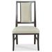 Fairfield Chair Walsh Upholstered Side Chair Upholstered in Gray/Brown | 40 H x 22.75 W x 24 D in | Wayfair 8810-05_9508 61_Tobacco