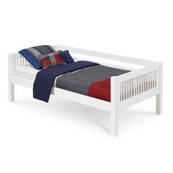 Harriet Bee Friedemar Wood Daybed Wood in White | 29.25 H x 42.5 W x 80.5 D in | Wayfair HBEE4830 41562588