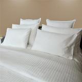 Just Linen 400 TC Solid Striped Value Pack Of 4 Queen Pillow Cases /100% Egyptian-Quality Cotton/Sateen/100% Cotton | Wayfair UB064100QF