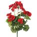 Primrue Artificial 20" Geranium Bush in Red | 20 H x 13 W x 13 D in | Wayfair 3AE57729421D4E6CA7C98407DB33F1C7