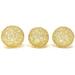 Ivy Bronx Gainz Guita Gold Wire Spheres/3"D - Box of 3 Metal in Yellow | 3 H x 3 W x 3 D in | Wayfair ECE878517B0F45F4834B30F6A21D7E13
