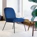 Side Chair - Everly Quinn Velvet Side Chair Velvet in Blue | 31.5 H x 24 W x 26.2 D in | Wayfair 2FC55D000BA54DA585C3179186387C6B