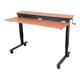 Inbox Zero Selinger Height Adjustable Standing Desk Wood/Metal in Black | 59 W x 29.5 D in | Wayfair 5006127652274C588994120AC9E24885