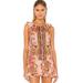 Free People Dresses | Free People Summer Tulum Mini Dress In Pink Sz Xs | Color: Pink | Size: Xs