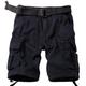 KOCTHOMY Men's Classic Cotton Cargo Shorts Casual Relaxed Fit with Multi Pocket Black 32