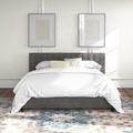 Wade Logan® Acquaviva Upholstered Platform Bed Metal in Gray | 39.5 H x 83.5 D in | Wayfair F25D72910D67483E8C7E40F204985C94