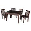 Kids Table with Lift Up Top and 4 Mission Juvenile Chairs - 5 Piece Set