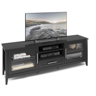 Jackson TV Stand with Glass Doors, for TVs up to 85"