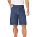 Men's Big & Tall 5 Pocket Denim Shorts by Liberty Blues® in Stonewash (Size 38)