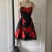 Jessica Simpson Dresses | Jessica Simpson Floral Dress | Color: Black/Red | Size: 8