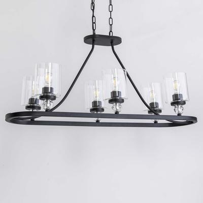 Randolph Morris Oryza 6 Light Chandelier RMGL165-6-MB