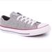 Converse Shoes | Converse All Star Gray And White Lace Up Shoes | Color: Gray/White | Size: 6