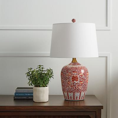 Coral Ming Temple Jar Table Lamp - Frontgate