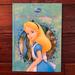 Disney Other | Disney Alice In Wonderland Die Cut Hardcover Book | Color: Blue | Size: 11”X 7.75”