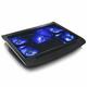 AABCOOLING NC45 - Laptop Lüfter mit 5 Lüftern und Blau LED, Notebook Ständer Unterlage, Halterung, Laptop Pad für Notebooks und PS4 / Xbox Consolen, Notebook Halter, Kühler, Schoßtablett