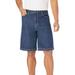 Men's Big & Tall 5 Pocket Denim Shorts by Liberty Blues® in Stonewash (Size 36)