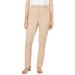 Plus Size Women's Straight Leg Chino Pant by Jessica London in New Khaki (Size 22 W)