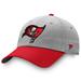 Men's Fanatics Branded Heathered Gray/Red Tampa Bay Buccaneers Two-Tone Snapback Hat