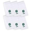 Infant White Babson Beavers Personalized Burp Cloth 6-Pack