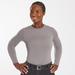 Piper SmartCore Long Sleeve Crew Neck Sun Shirt - S - Warm Grey - Smartpak