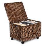 Bayou Breeze Wicker Basket Wicker in Brown | 14.25 H x 18.5 W x 15.75 D in | Wayfair E6CADA854CFD40948FDB29DCA8B7E3C0